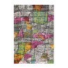 Rechthoekig vloerkleed in moderne stijl, multicolor, kortpolig MUL438 Verkoop