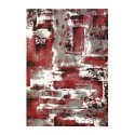 Moderne rechthoekige design tapijt kleurrijk rood grijs wit MUL439 Verkoop