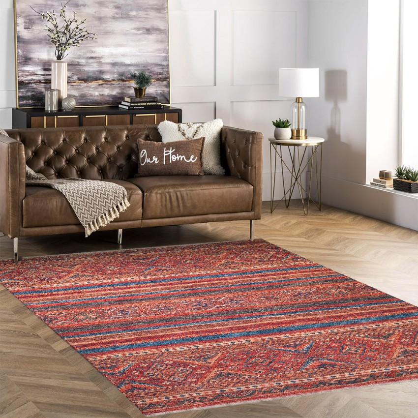 Rechthoekig, antislip meerkleurig tapijt voor woonkamer en slaapkamer KILI01 Aanbieding Rechthoekig, antislip meerkleurig tapijt voor woonkamer en slaapkamer KILI01 Aanbieding