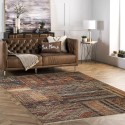 Rechthoekig tapijt etnische stijl multicolor woon- en keukenruimte KILI02 Aanbieding