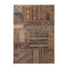 Rechthoekig veelkleurig tapijt in etnische stijl voor de woonkamer keuken KILI02 Verkoop