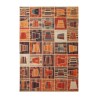 Rechthoekig vloerkleed voor woonkamer in etnisch patchwork stijl, meerkleurig PATC01 Verkoop