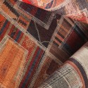 Veelkleurig etnisch patchwork stijl rechthoekig woonkamer tapijt PATC01 Aanbod