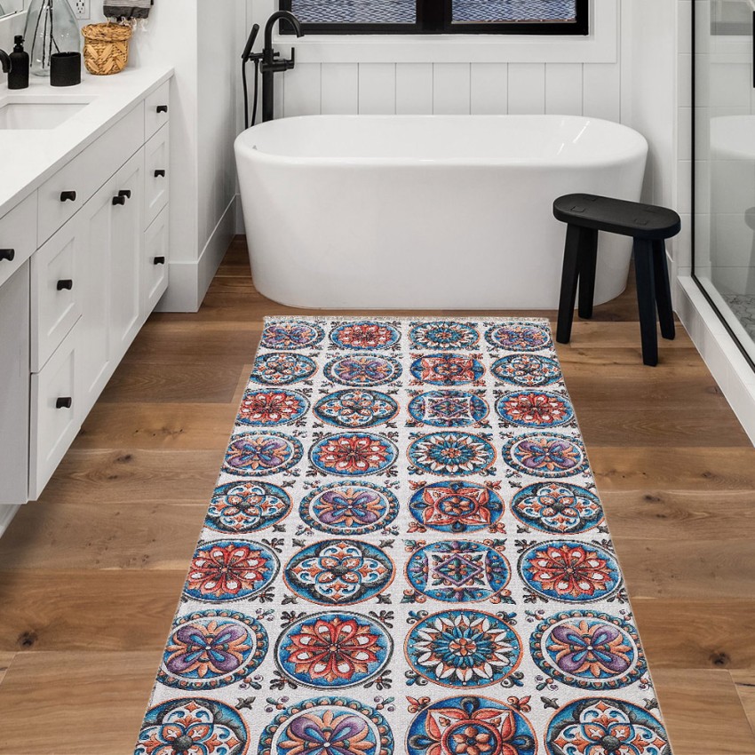 Mosaïekstijl antislip loper voor hal of keuken MUL426 Aanbieding Mosaïekstijl antislip loper voor hal of keuken MUL426 Aanbieding