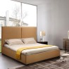 Frans queensize bed in stof met lattenbodem 120x190 cm Montreux Keuze