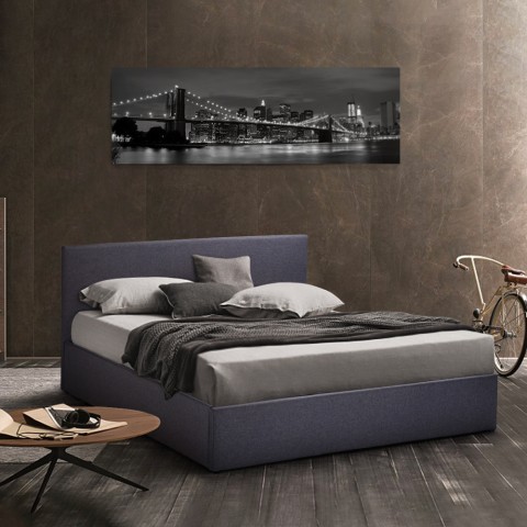 Tweepersoons bed Basel King met opbergruimte 160x190 cm Aanbieding