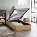 Eenpersoons bed met lattenbodem en opbergruimte 80x190 cm Basel Twin Aanbieding