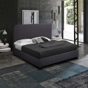 Twijfelaar bed van stof met lattenbodem 120x190 cm Zurich Aanbieding