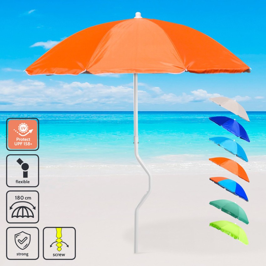 Antiwind UV-beschermende strandparasol 180 cm Girafacile Prometeo Model