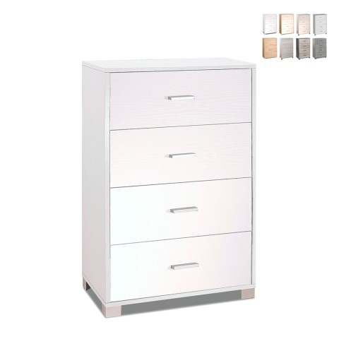 Moderne ladekast met 4 lades voor kantoor of slaapkamer Elita Aanbieding