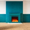 Elektrische vloerkachel woonkamerhaard met moderne omlijsting Caldera Keuze