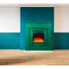 Elektrische haard met houten omkasting, energiezuinige kachel 1500W Lipari Prijs
