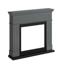 Houten shabby chic ombouw voor elektrische sfeerhaard Pienza Sur Model