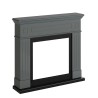 Houten shabby chic ombouw voor elektrische sfeerhaard Pienza Sur Model