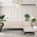 3-zits stoffen hoekslaapbank in modern design Natal 