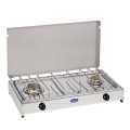 Gasfornuis voor camping 2 pitten met deksel 5522G CF Parker Aanbieding