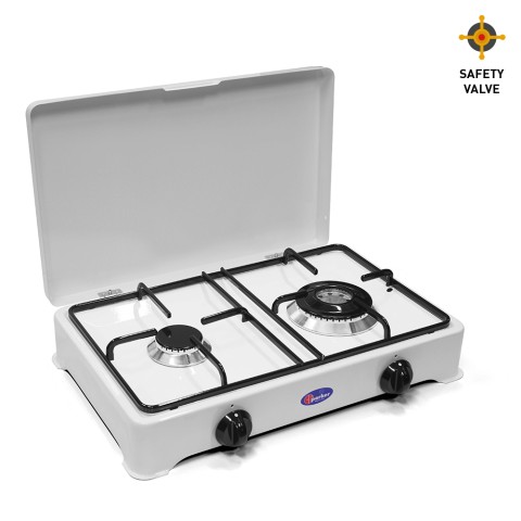 Gaskookplaat met 2 pitten 2002BGPS/C CF Parker Aanbieding