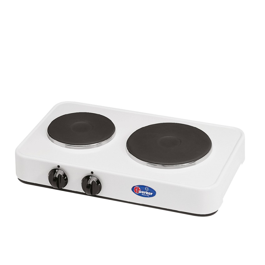 Draagbaar elektrisch kooktoestel met 2 kookplaten voor camping 5322PB CF Parker Aanbieding Draagbaar elektrisch kooktoestel met 2 kookplaten voor camping 5322PB CF Parker Aanbieding