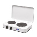 Elektrisch Kooktoestel voor Camping 2 Branders Deksel 5322PBC CF Parker Aanbieding