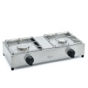 Professionele gasfornuis met 2 pitten BIG7502L1 Parker Aanbieding