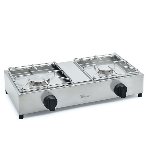 Professionele gasfornuis met 2 pitten BIG7502L1 Parker Aanbieding