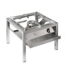 Professionele gasfornuis roestvrij staal 1 brander 14kW SP6050L Parker Aanbod