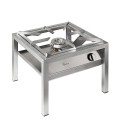 Professionele gasfornuis roestvrij staal 1 brander 14kW SP6050L Parker Aanbieding