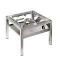 Professionele gasfornuis roestvrij staal 1 brander 14kW SP6050L Parker Aanbieding