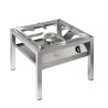 Professionele gasfornuis roestvrij staal 1 brander 14kW SP6050L Parker Aanbieding