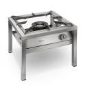 Professionele gaskookplaat roestvrij staal 1 brander 20kW SP6050LMIR Parker Aanbieding