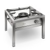 Professionele gaskookplaat roestvrij staal 1 brander 20kW SP6050LMIR Parker Aanbieding