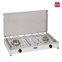 Gasfornuis voor camping 2 pitten met deksel 5522G CF Parker Korting