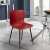 Moderne stoel van polypropyleen en metaal Chloe Verkoop