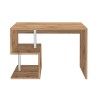 Ruimtebesparend bureau thuis/kantoor 100x50cm in hout Esse 2 Oak Aanbod