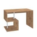 Ruimtebesparend bureau thuis/kantoor 100x50cm in hout Esse 2 Oak Korting