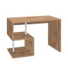 Ruimtebesparend bureau thuis/kantoor 100x50cm in hout Esse 2 Oak Korting