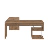 Moderne hoekbureau kantoor/studie 160/180cm van hout Vilnis WD Korting