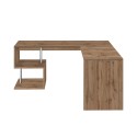 Moderne hoekbureau kantoor/studie 160/180cm van hout Vilnis WD Kortingen