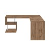 Moderne hoekbureau kantoor/studie 160/180cm van hout Vilnis WD Kortingen