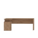 Moderne hoekbureau van hout met 3 lades New Selina WD Catalogus