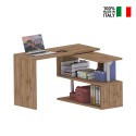 Draaibare hoekbureau Volta WD hout met 2 planken Verkoop