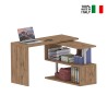 Draaibare hoekbureau Volta WD hout met 2 planken Verkoop