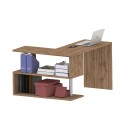 Draaibare hoekbureau Volta WD hout met 2 planken Catalogus