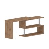 Draaibare hoekbureau Volta WD hout met 2 planken Voorraad