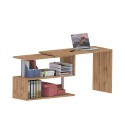 Design bureau draaibaar houten hoekbureau 2 schappen Volta WD Aankoop