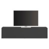 Moderne TV-meubel 180cm met 1 deur en 2 vakken grijs Note Low Korting