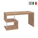 Moderne ruimtebesparende houten bureau 140x60cm Bolg WD Verkoop