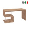 Moderne ruimtebesparende houten bureau 140x60cm Bolg WD Verkoop