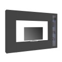 Moderne wandmeubel set met TV-meubel, vitrinekast en hangkast Note Ledge Aanbod