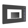 Moderne wandmeubel set met TV-meubel, vitrinekast en hangkast Note Ledge Aanbod
